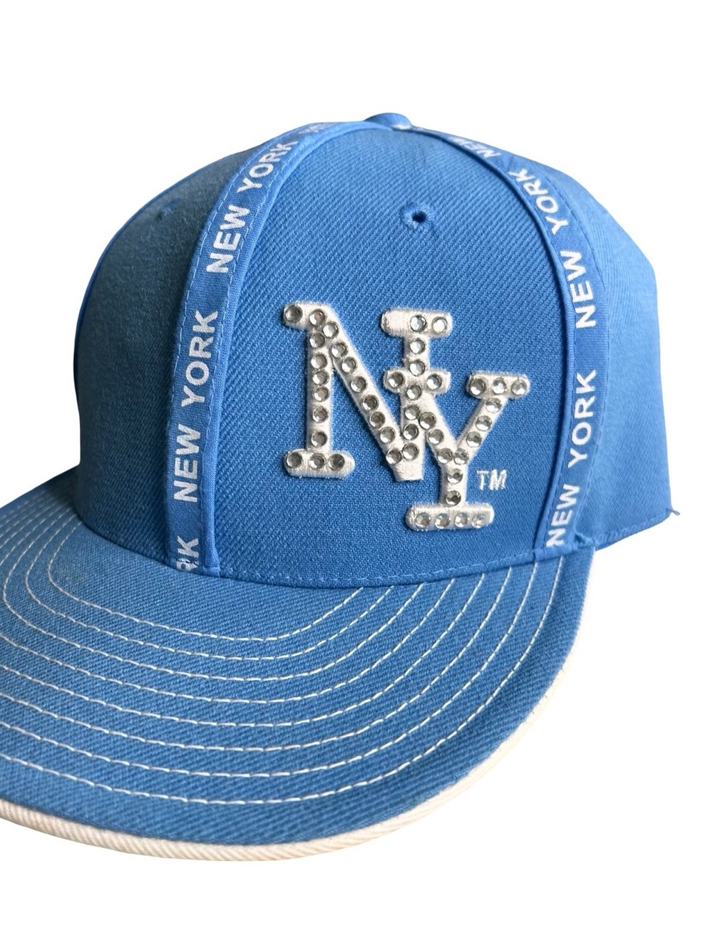 2010 - City Hunter New York Rhinestone Flat Brim Cap